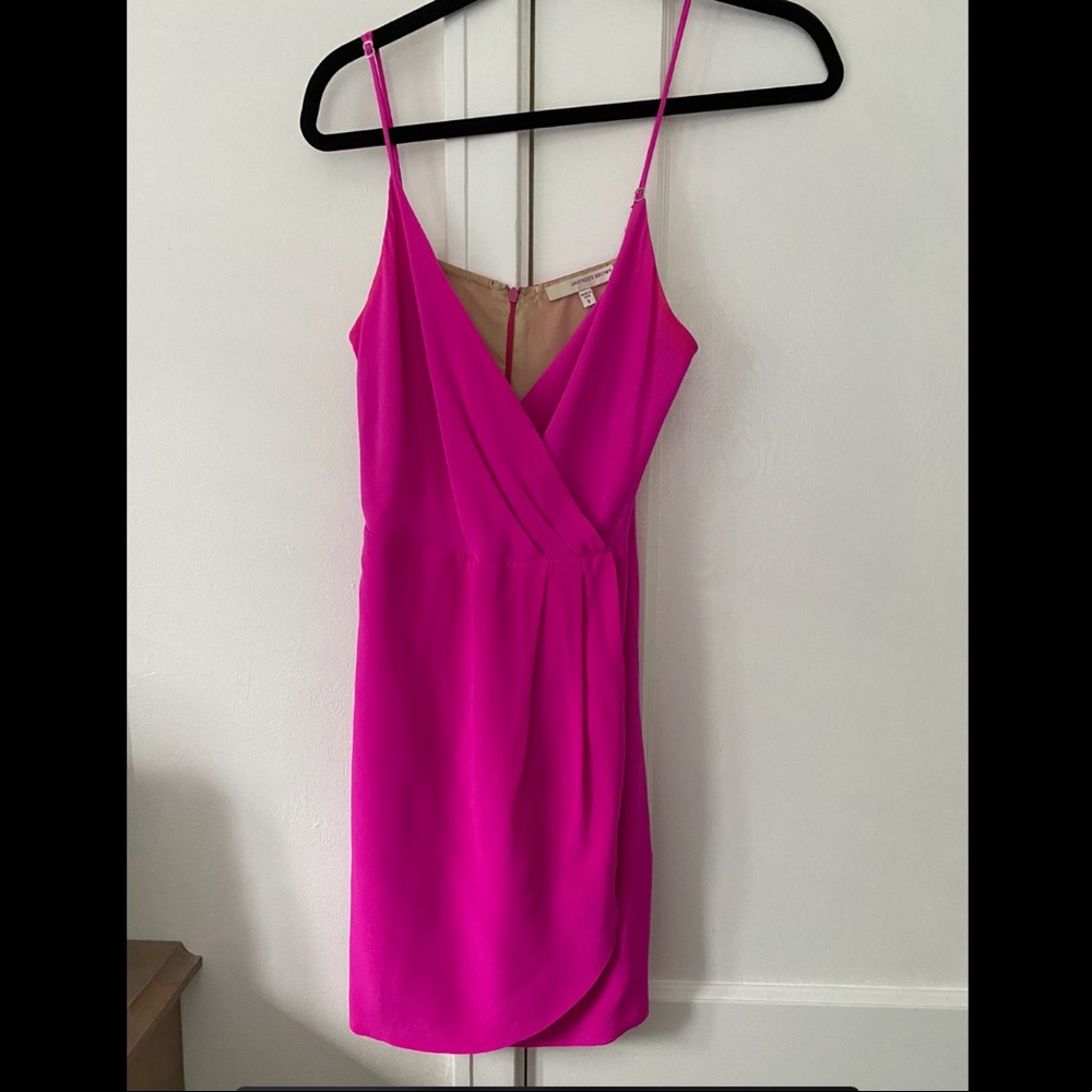 Fuchsia mini dress by Lavender Brown, size small